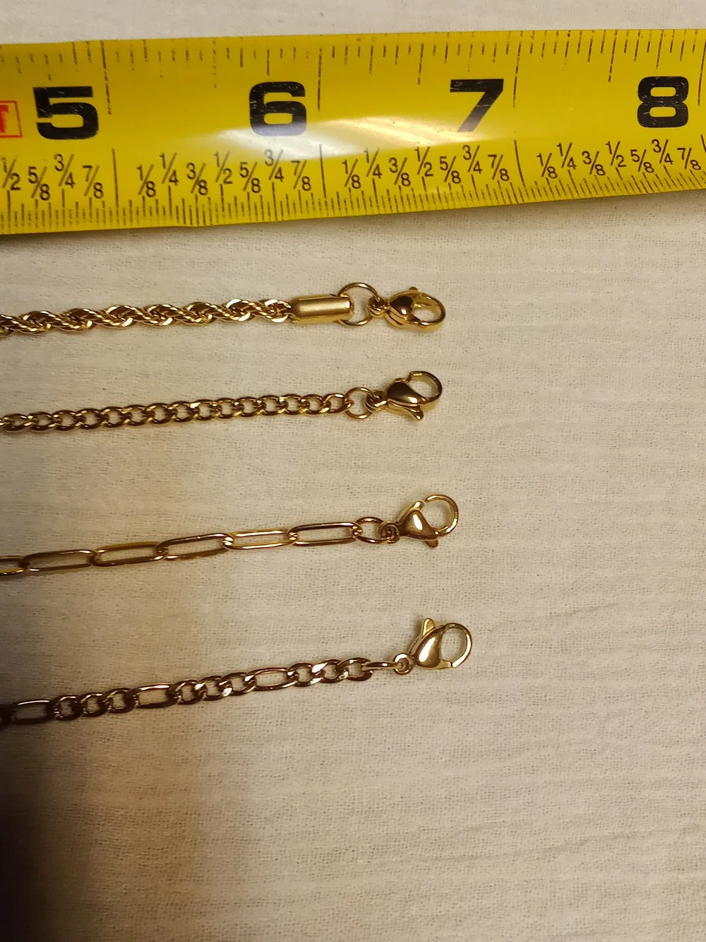 Gold-Tone Chain Bracelet Set - Stylish Layering Links